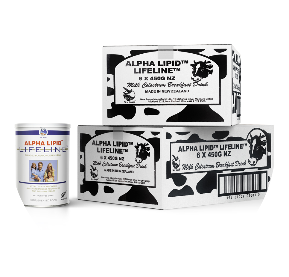 Carton of Alpha Lipid Lifeline colostrum